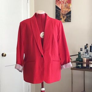 Red blazer